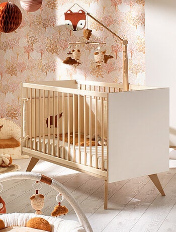 Lettino 120x60 con sbarre su piedini finitura color - SAUTHON
