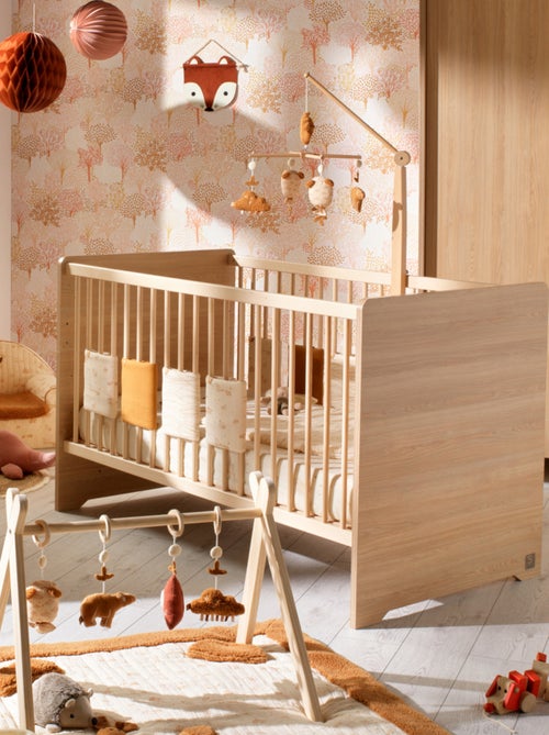 Lettino 140x70 - Little Big Bed in legno, decoro rovere - SAUTHON - Kiabi