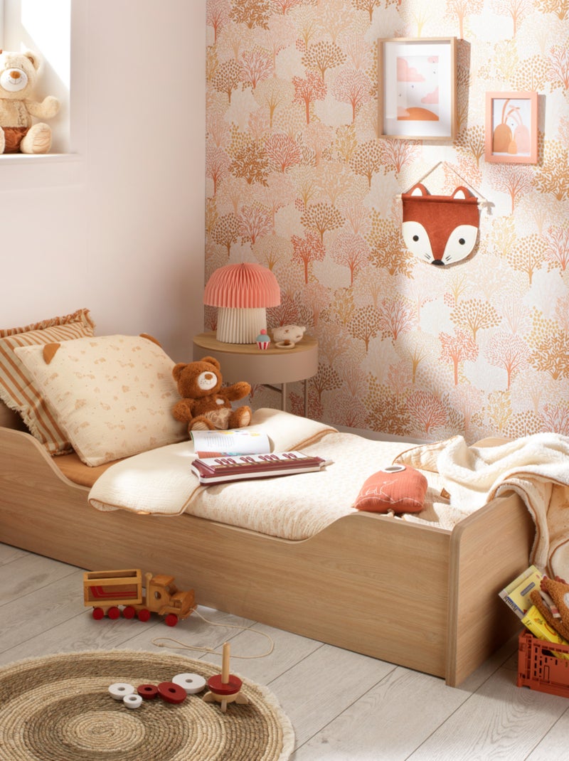Lettino 140x70 - Little Big Bed in legno, decoro rovere - SAUTHON Marrone - Kiabi