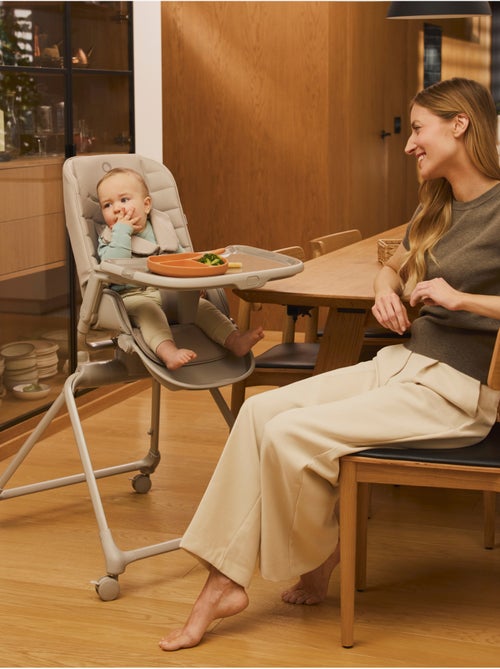 Lettino 3 in 1 LIONELO Maddie Set - Evolutivo - Seggiolone - Pieghevole - Fino a 15 kg - 4 ruote - Kiabi