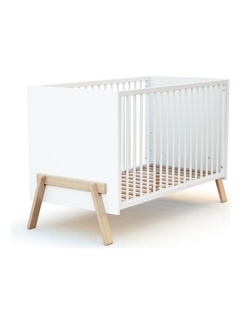 Lettino bambini canaille legno Bianco Marrone - Kiabi