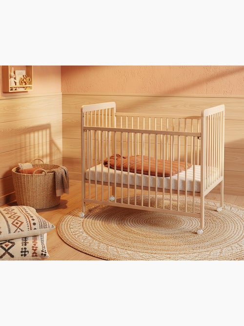 Lettino bambini con sponde regolabile livo legno - Kiabi Lettino bambini con sponde regolabile livo legno - Kiabi