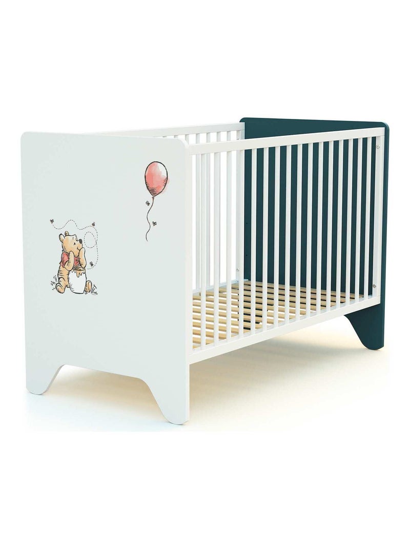 Lettino bambini DISNEY Exploring Winnie legno Blu pavone - Kiabi