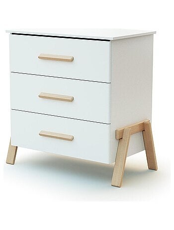 Lettino bambini e cassettiera fasciatoio canaille legno