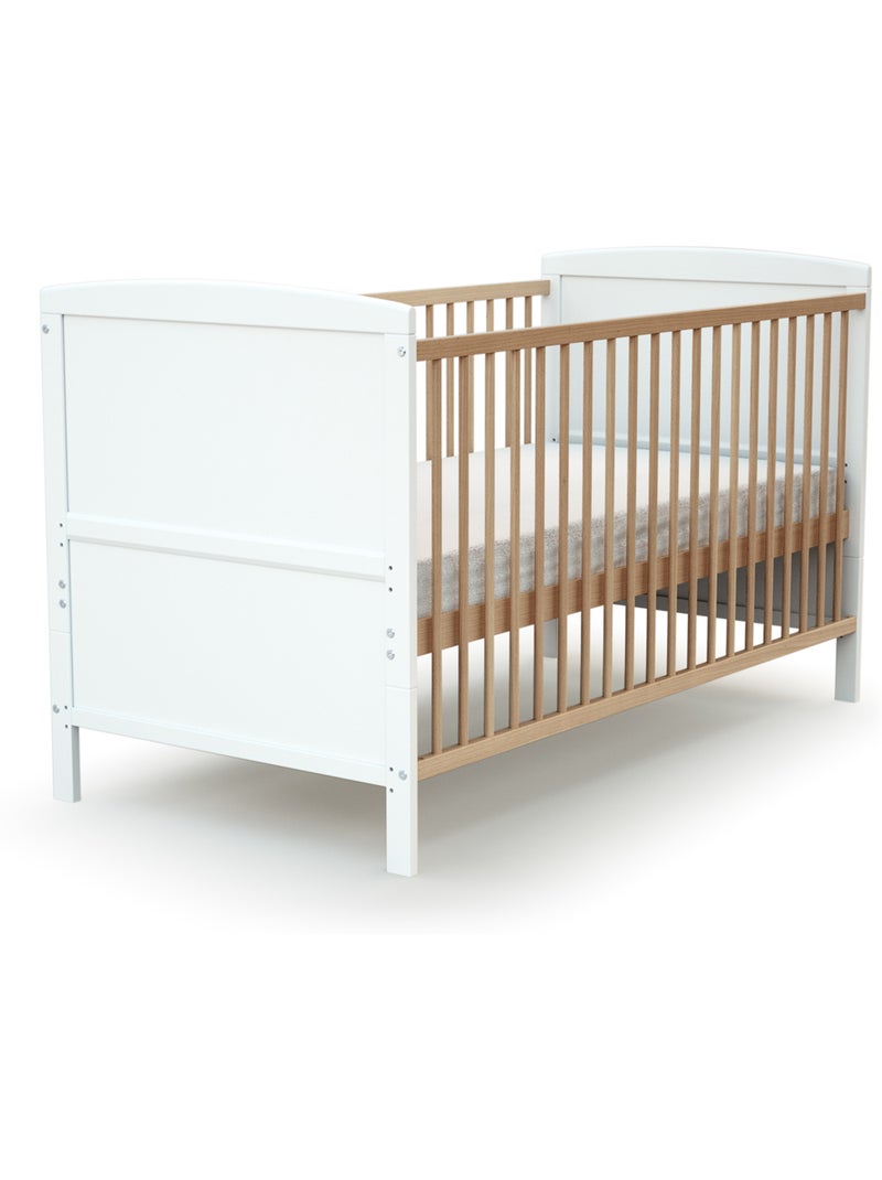 Lettino bambini evolutivo luna legno Beige/Bianco - Kiabi