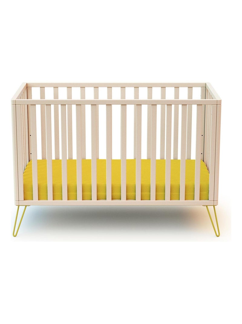 Lettino bambini only legno Giallo - Kiabi
