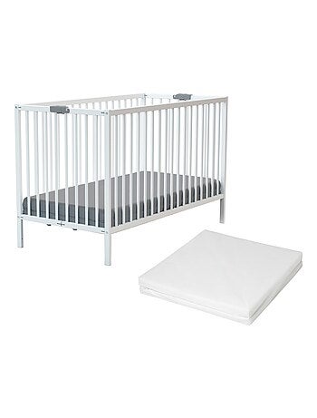 Lettino bambini pieghevole con materasso legno FLEX