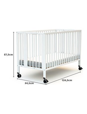 Lettino bambini pieghevole flow legno