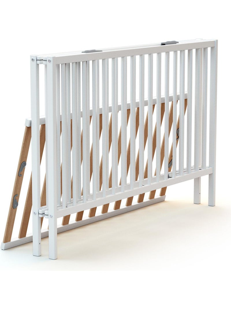 Lettino bambini pieghevole legno flex Bianco - Kiabi