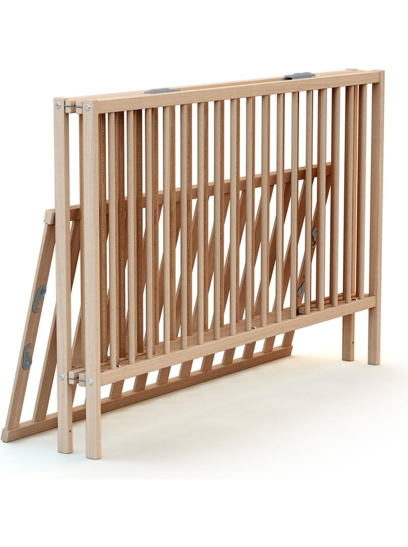 Lettino bambini pieghevole legno flex Marrone nocciola - Kiabi