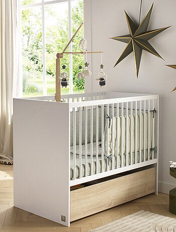 Lettino bebé 120x60 a sbarre con testiere in - SAUTHON