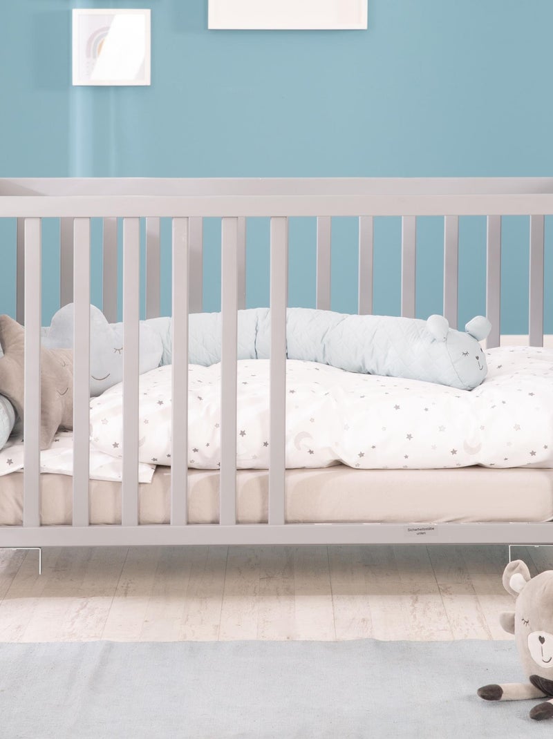 Lettino bebè 2‑in‑1: cododo e letto autonomo con altezza regolabile – ROBA Grigio - Kiabi