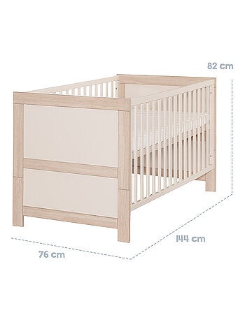 Lettino bebè evolutivo convertibile in letto junior "Roba Momo