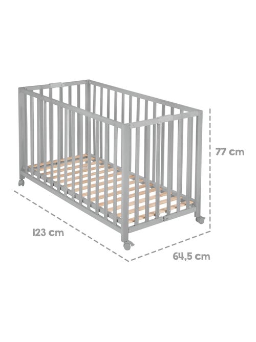Lettino bebè pieghevole con ruote e altezza regolabile – "Roba Fold Up" - Kiabi