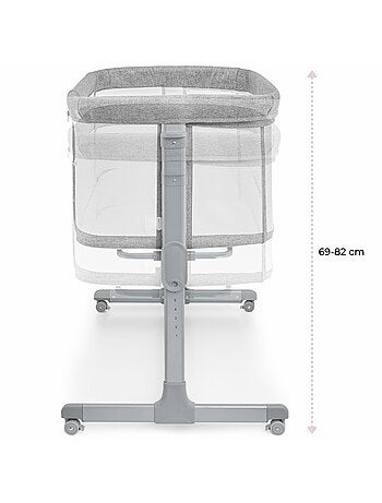 Lettino co-sleeping 3 in 1 moby-système luna regolabile con materasso e ruote, 0+ annunci
