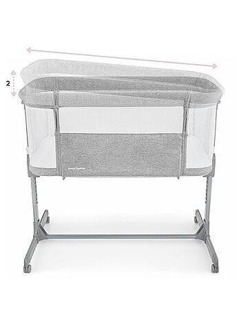 Lettino co-sleeping 3 in 1 moby-système luna regolabile con materasso e ruote, 0+ annunci