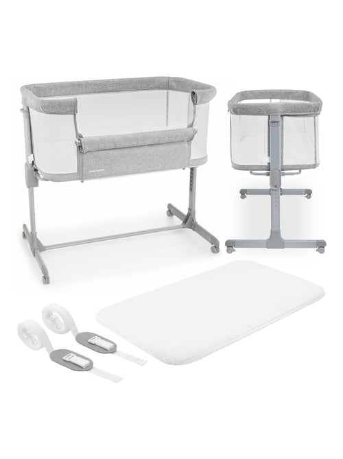 Lettino co-sleeping 3 in 1 moby-système luna regolabile con materasso e ruote, 0+ annunci - Kiabi