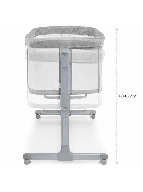Lettino co-sleeping 3 in 1 moby-système luna regolabile con materasso e ruote, 0+ annunci - Kiabi