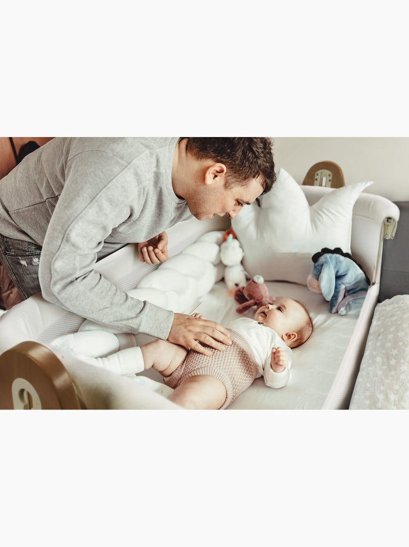 Lettino co-sleeping SidebySide - BabyGo Bianco - Kiabi