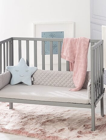 Lettino cododo 2‑in‑1 + materasso e accessori – ROBA "Roba Style