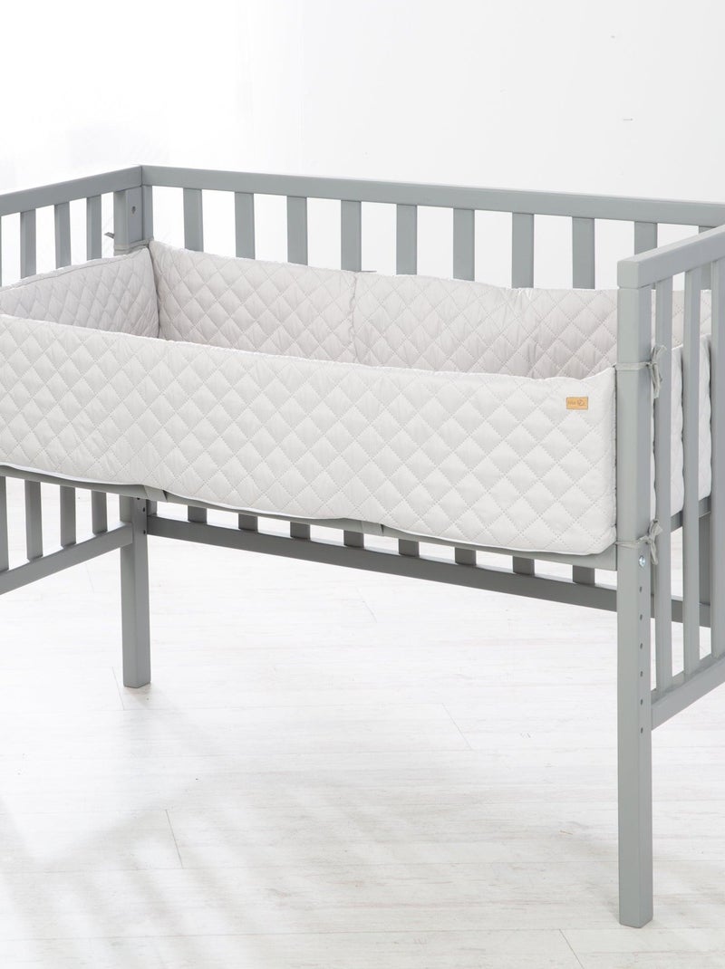 Lettino cododo 2‑in‑1 + materasso e accessori – ROBA "Roba Style" Grigio - Kiabi