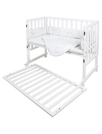 Lettino cododo evolutivo 3‑in‑1 + biancheria – ROBA "Safe Asleep®