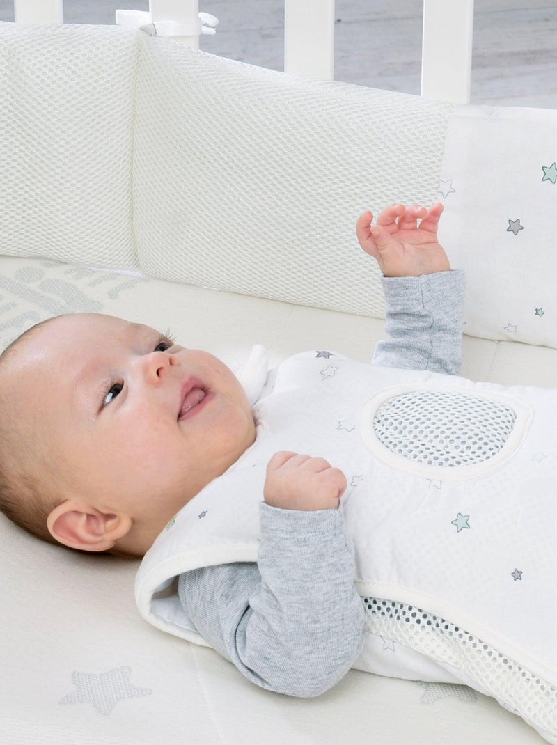 Lettino cododo evolutivo 3‑in‑1 + biancheria – ROBA "Safe Asleep®" Bianco - Kiabi