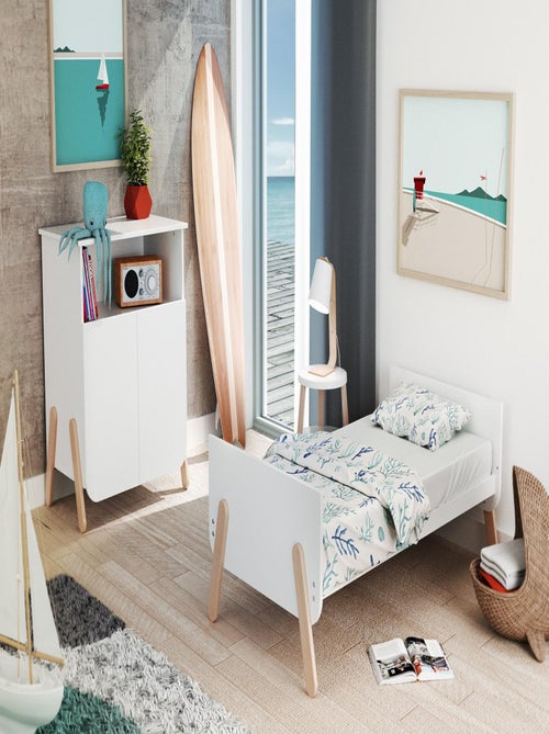 Lettino convertibile pirate legno - Kiabi