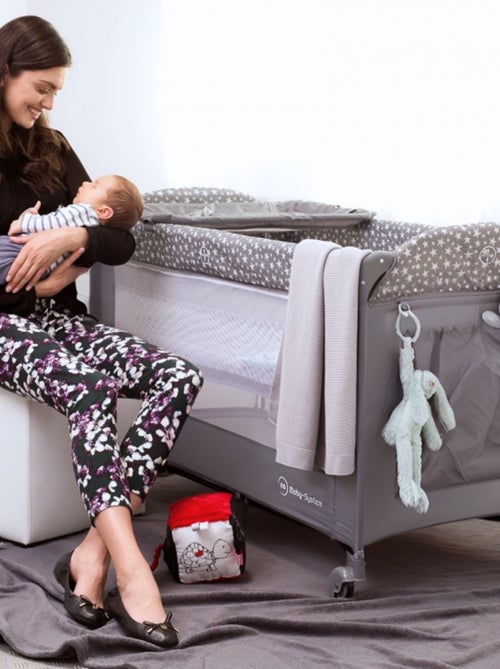 Lettino da viaggio 2 in 1 con box e fasciatoio per bambini - Kiabi Lettino da viaggio 2 in 1 con box e fasciatoio per bambini - Kiabi