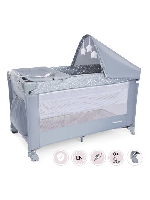 Lettino da viaggio 2 in 1 con box e fasciatoio per bambini - Kiabi Lettino da viaggio 2 in 1 con box e fasciatoio per bambini - Kiabi