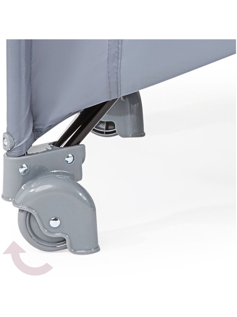 Lettino da viaggio 2 in 1 con box e fasciatoio per bambini Grigio - Kiabi