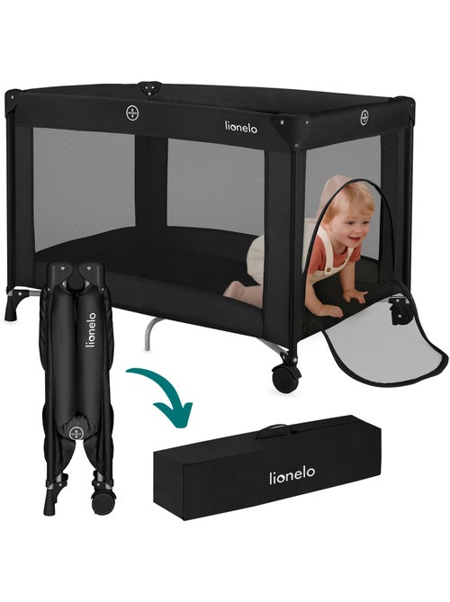Lettino da viaggio 2 in 1 LIONELO Amelie - Box per bambini - Leggero - Ruote - 0-36 mesi - Borsa inc - Kiabi Lettino da viaggio 2 in 1 LIONELO Amelie - Box per bambini - Leggero - Ruote - 0-36 mesi - Borsa inc - Kiabi