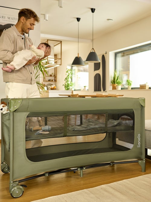 Lettino da viaggio 2 in 1 LIONELO Jasmin - Box per bambini - Chiusura rapida - Ruote - 0-36 mesi - T - Kiabi