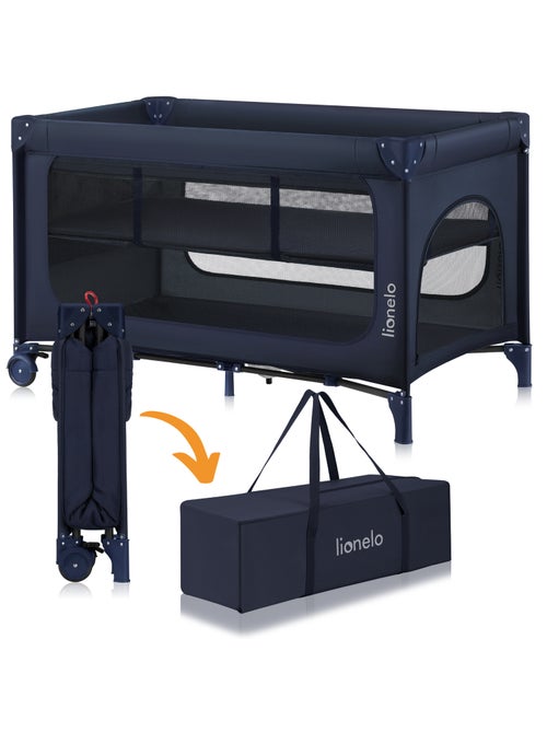Lettino da viaggio 2 in 1 LIONELO Jasmin - Box per bambini - Chiusura rapida - Ruote - 0-36 mesi - T - Kiabi