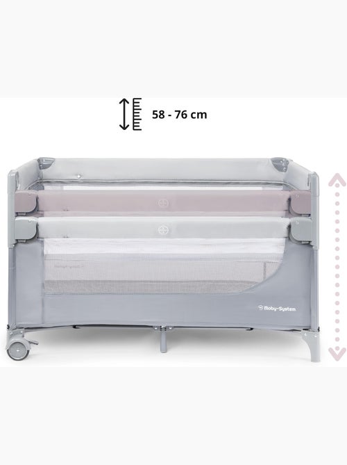 Lettino da viaggio 3 in 1 con fasciatoio e borsa trasporto - pieghevole, regolabile + materasso - Kiabi Lettino da viaggio 3 in 1 con fasciatoio e borsa trasporto - pieghevole, regolabile + materasso - Kiabi