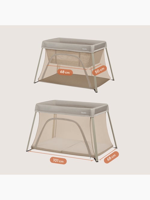Lettino da viaggio 3 in 1 LIONELO Alice - Ultraleggero - Lettino per neonati - Materasso da 3 cm - Kiabi