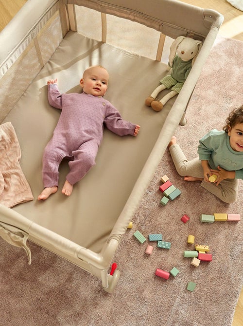 Lettino da viaggio 3 in 1 LIONELO Laura - Box per bambini - Materasso ad alta densità - Ruote - 0-36 - Kiabi