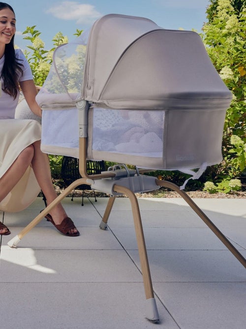 Lettino da viaggio 3 in 1 LIONELO Malin Evo - Culla - Ruote - Materasso incluso - Borsa - Kiabi