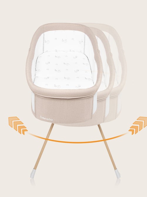 Lettino da viaggio 3 in 1 LIONELO Malin Evo - Culla - Ruote - Materasso incluso - Borsa - Kiabi