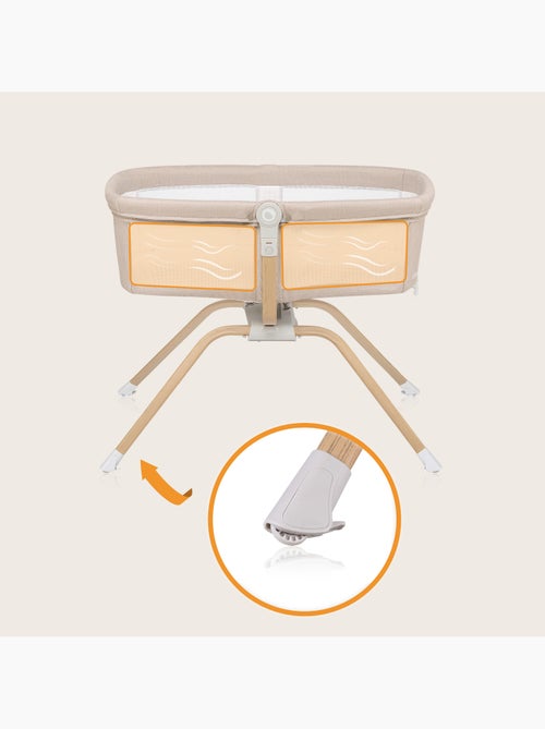 Lettino da viaggio 3 in 1 LIONELO Malin Evo - Culla - Ruote - Materasso incluso - Borsa - Kiabi