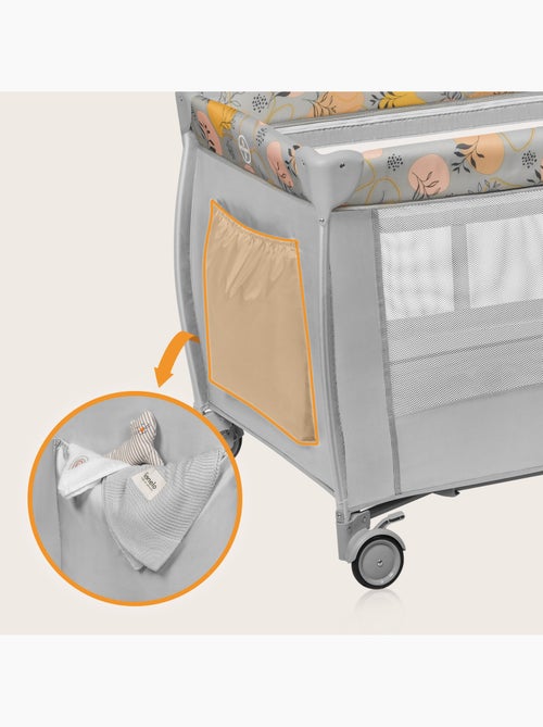 Lettino da viaggio 3 in 1 LIONELO Stefi Plus - Box per bambini - Materasso ad alta densità - Ruote - - Kiabi
