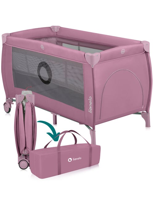 Lettino da viaggio 3 in 1 LIONELO Stefi Plus - Box per bambini - Materasso ad alta densità - Ruote - - Kiabi