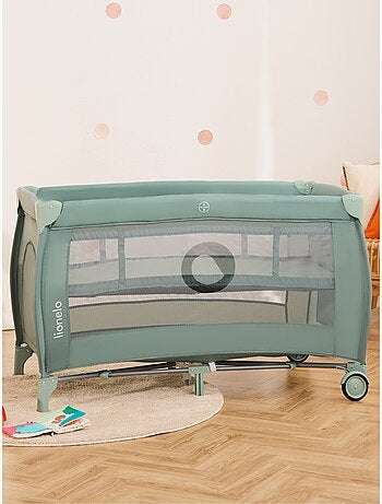 Lettino da viaggio 3 in 1 LIONELO Stefi Plus - Box per bambini - Materasso ad alta densità - Ruote -