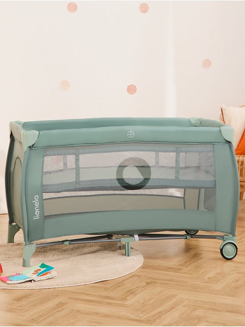 Lettino da viaggio 3 in 1 LIONELO Stefi Plus - Box per bambini - Materasso ad alta densità - Ruote - - Kiabi