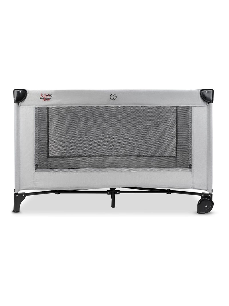 Lettino da viaggio fresh air per neonato/bambino - 60 x 120 cm Grigio - Kiabi