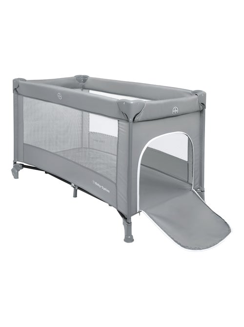 Lettino da viaggio pieghevole HAPPY TRAVELLER BASIC con materasso e borsa – grigio - Kiabi Lettino da viaggio pieghevole HAPPY TRAVELLER BASIC con materasso e borsa – grigio - Kiabi