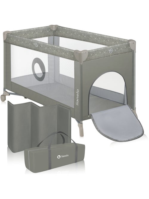 Lettino da viaggio Stefi LIONELO 2 in 1 - Box per bambini - 125 x 65 cm - Ruote - 0-36 mesi - Borsa - Kiabi