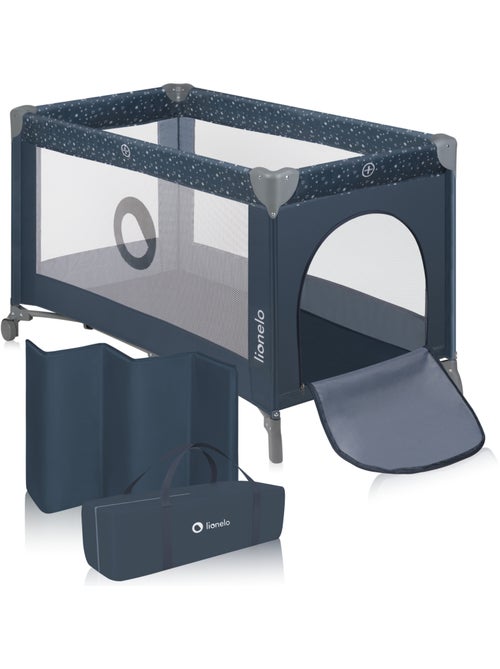 Lettino da viaggio Stefi LIONELO 2 in 1 - Box per bambini - 125 x 65 cm - Ruote - 0-36 mesi - Borsa - Kiabi