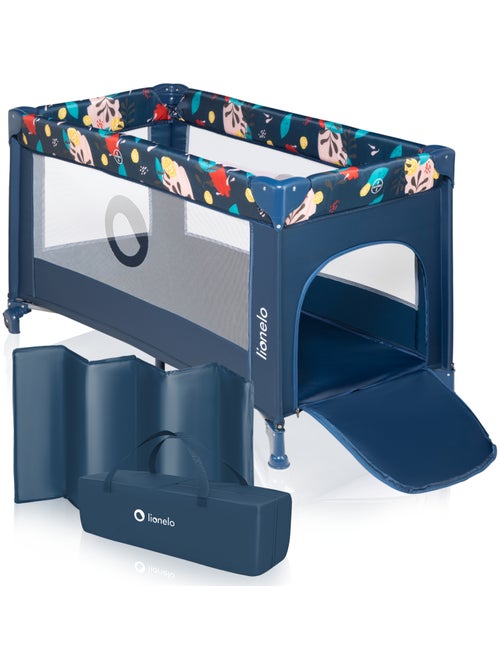 Lettino da viaggio Stefi LIONELO 2 in 1 - Box per bambini - 125 x 65 cm - Ruote - 0-36 mesi - Borsa - Kiabi