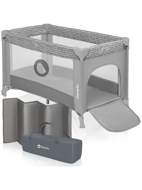 Lettino da viaggio Stefi LIONELO 2 in 1 - Box per bambini - 125 x 65 cm - Ruote - 0-36 mesi - Borsa - Kiabi